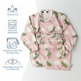 Load image into Gallery viewer, The Grayson Long Sleeve Bib - Hydrangeas
