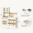 Load image into Gallery viewer, Tiny Land® Wooden Play Kitchen with Storage for Creative Toddlers

