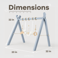 Load image into Gallery viewer, Baby Play Gym in Pacific Blue
