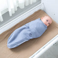 Load image into Gallery viewer, Easy Swaddle Blankets with Zipper in Stone, Pacific Blue, Nomadic Blue

