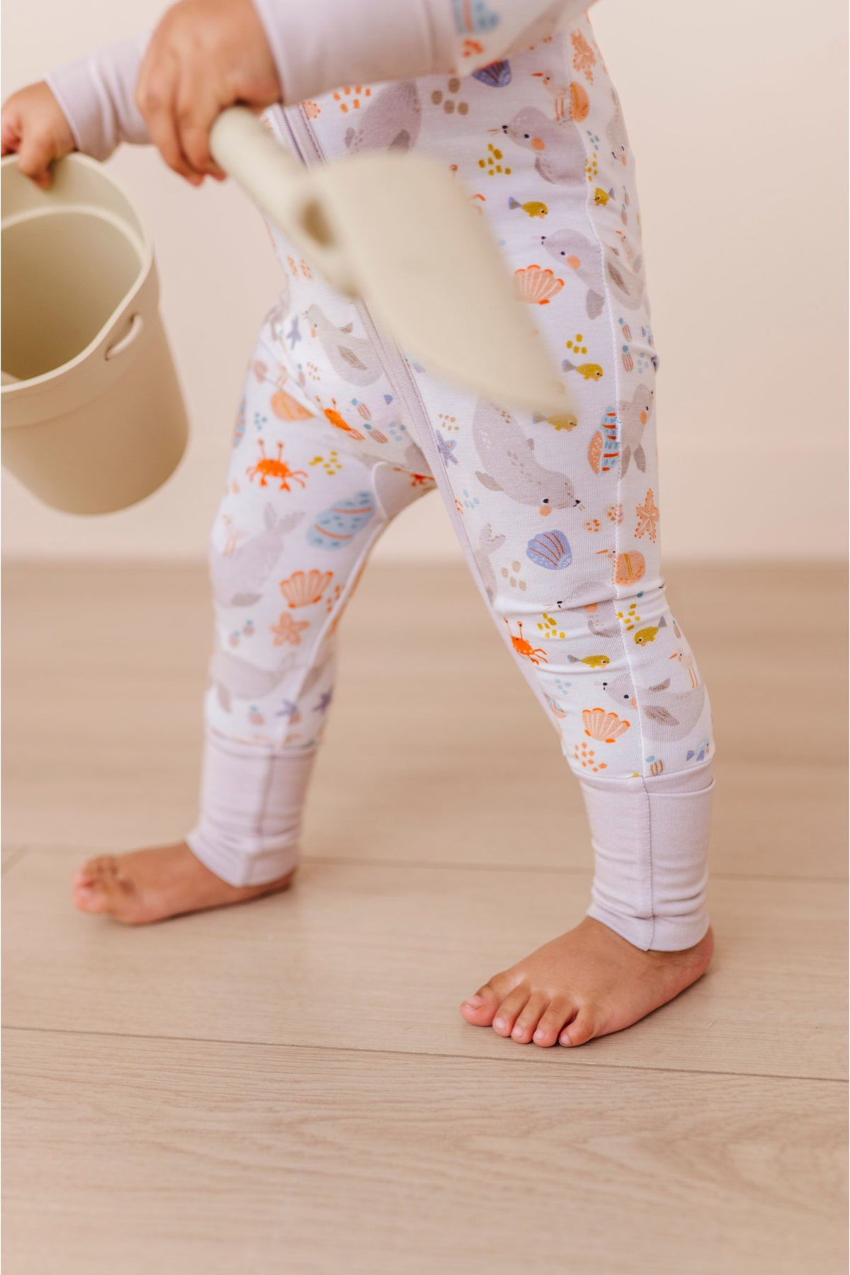 Bamboo One Piece Zip Pajama - Sammie Seal