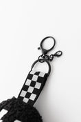 Load image into Gallery viewer, Black Smiley Keychain
