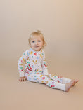 Load image into Gallery viewer, Bamboo Zip Romper | Pasta Club

