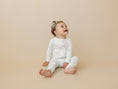 Load image into Gallery viewer, Blue Belle Ribbed Bamboo Zippy Pajamas
