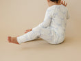 Load image into Gallery viewer, Blue Belle Ribbed Bamboo Zippy Pajamas

