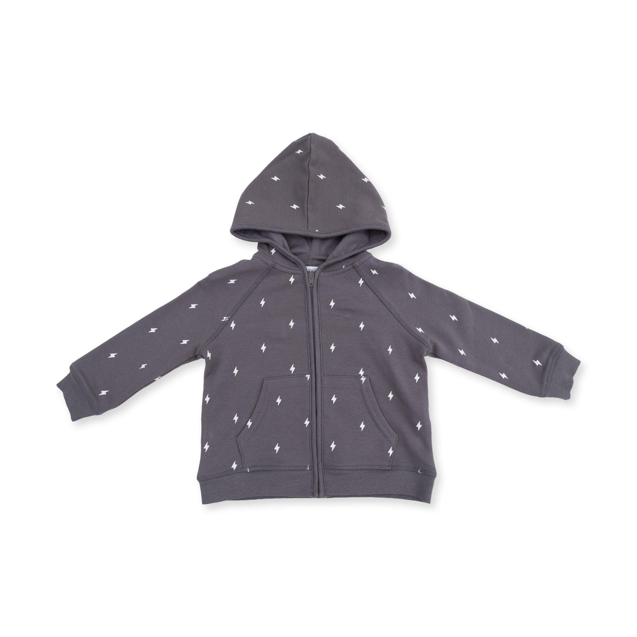 Lightning Bolt French Terry - Zip Hoodie