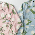 Load image into Gallery viewer, The Grayson Long Sleeve Bib - Hydrangeas
