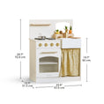 Load image into Gallery viewer, Tiny Land® Wooden Play Kitchen for Toddlers - Honey Kitchenette Pretend Cooking Set
