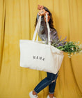 Load image into Gallery viewer, Mama Canvas Tote Bag
