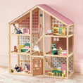 Load image into Gallery viewer, Tiny Land® Sweetwood Pegasus Dollhouse & Wooden Dollhouse Dolls
