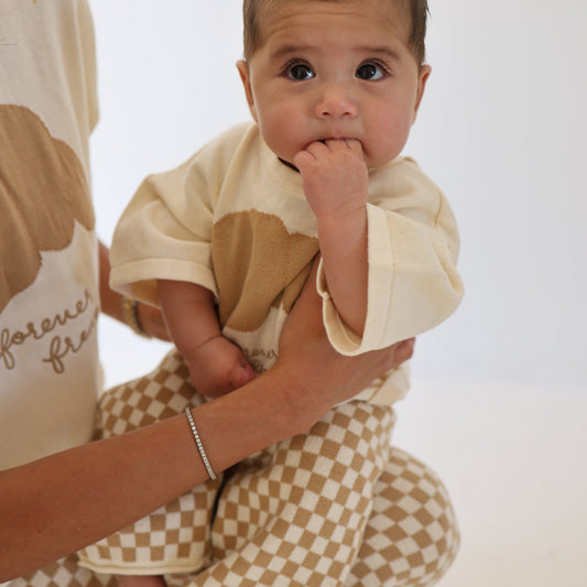 Knit Pant Set | Croissants