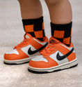 Load image into Gallery viewer, Orange and Black Check
