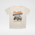 Load image into Gallery viewer, HAUNTED HORSEPOWER HALLOWEEN TEE - VINTAGE CREAM
