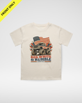 Load image into Gallery viewer, RED WHITE AND RUMBLE TEE - VINTAGE CREAM
