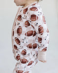 Load image into Gallery viewer, Bamboo Zip Romper | Game Day

