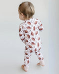 Load image into Gallery viewer, Bamboo Zip Romper | Game Day
