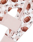 Load image into Gallery viewer, Bamboo Zip Romper | Game Day
