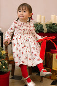 Load image into Gallery viewer, Anastasia Christmas Smocked Dress
