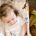 Load image into Gallery viewer, Baby Shopping Cart Hammock | Coming Up Roses Beautiful Floral Print
