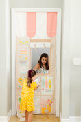 Load image into Gallery viewer, Farmer's Market & Bakery Doorway Storefront | Kids Pretend Play Shop
