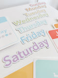 Load image into Gallery viewer, Days, Months, Seasons Flashcards and Magnets
