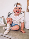 Load image into Gallery viewer, Beige + White Checker
