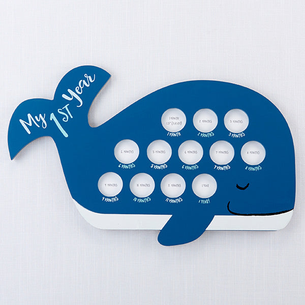 My First Year Whale Hanging Frame