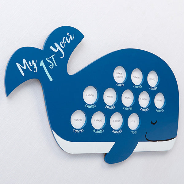 My First Year Whale Hanging Frame
