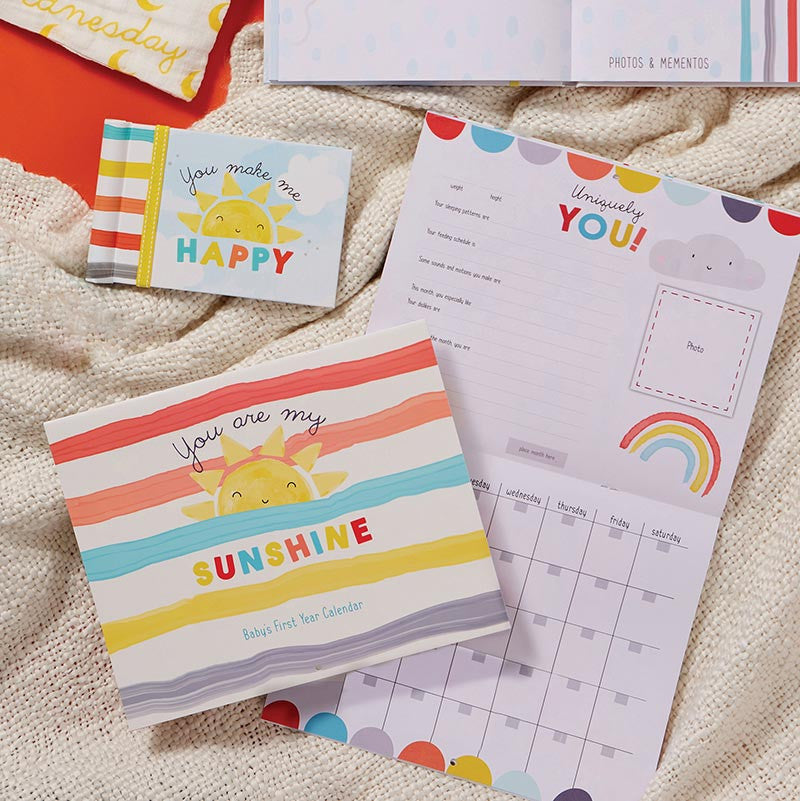 YOU ARE MY SUNSHINE Baby's First Year Keepsake Calendar