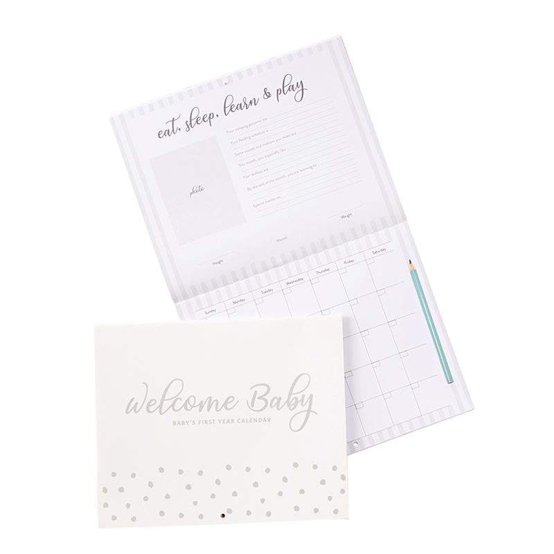 WELCOME BABY Baby's First Year Keepsake Calendar