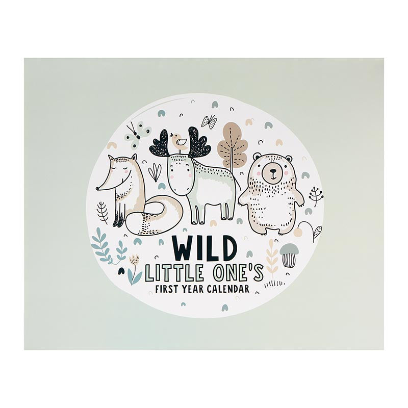 WOODLAND ADVENTURE Baby's First Year Keepsake Calendar