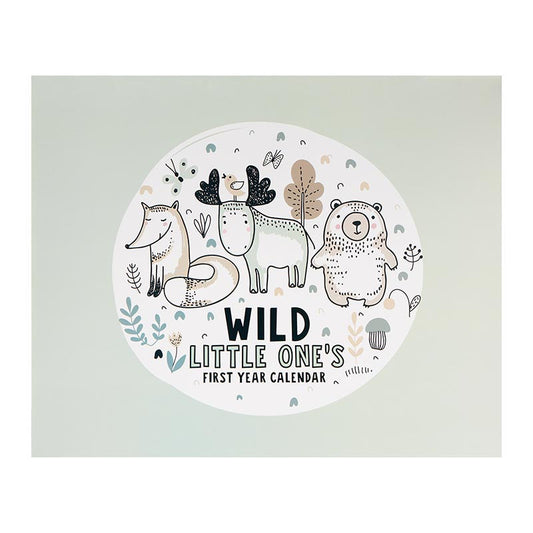 WOODLAND ADVENTURE Baby's First Year Keepsake Calendar