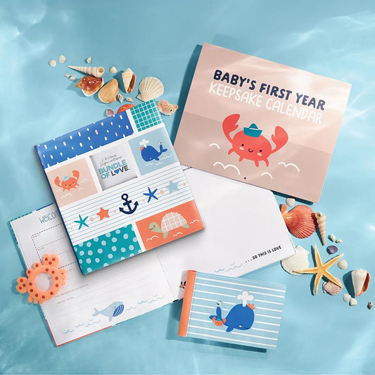 THE WORLD IS YOUR OYSTER Baby's First Year Keepsake Calendar