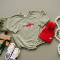 Load image into Gallery viewer, Christmas Tree Truck Sweatshirt Romper
