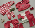 Load image into Gallery viewer, Red Plaid Christmas Tree Joggers
