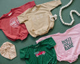 Load image into Gallery viewer, Little Joy Cookie Co. Christmas Sweatshirt Romper
