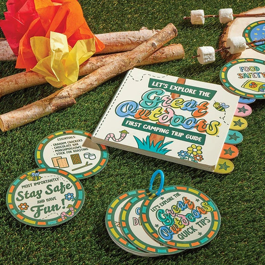 Let's Explore the Great Outdoors Diecut Flashcards Little Campers Guide Cards