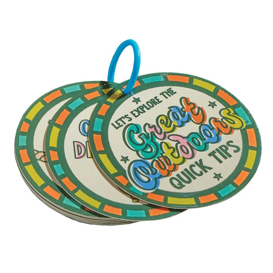 Let's Explore the Great Outdoors Diecut Flashcards Little Campers Guide Cards