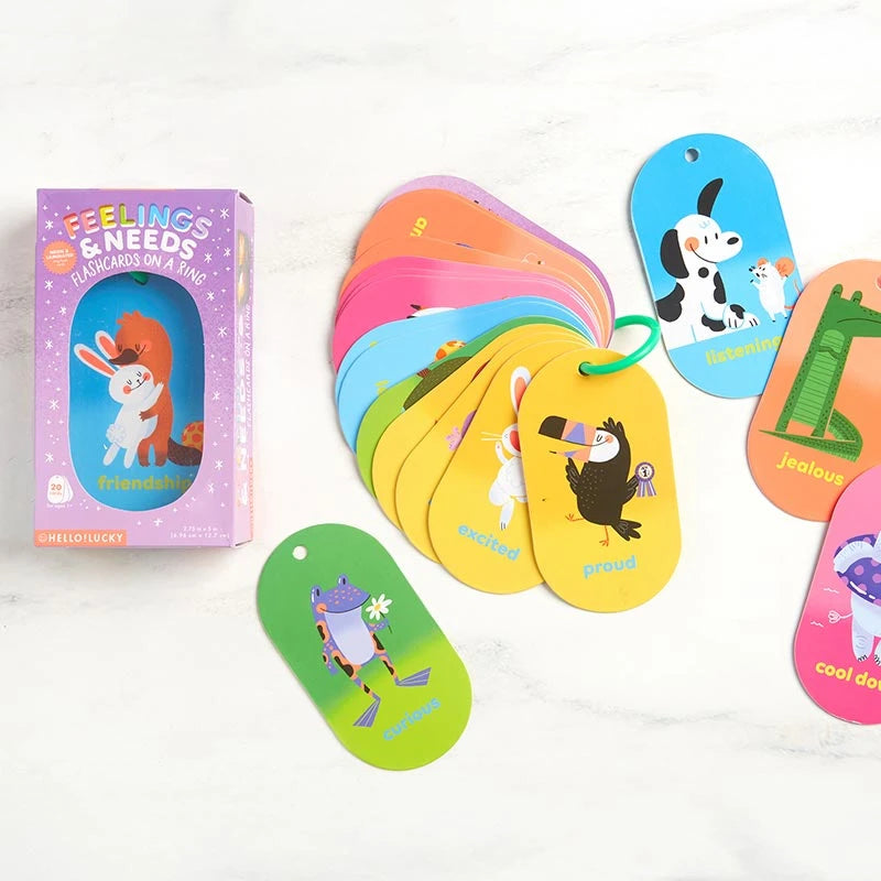 HELLO!LUCKY Feelings & Needs Flash Cards