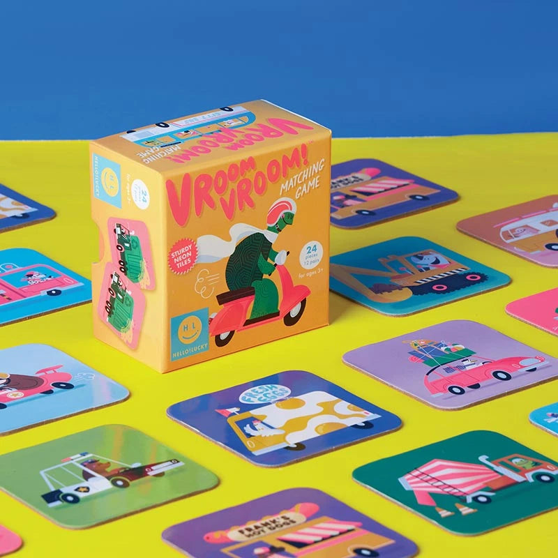 HELLO!LUCKY Vroom Vroom Matching Game