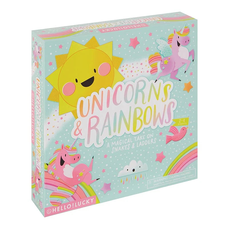 HELLO!LUCKY Unicorns & Rainbows Board Game