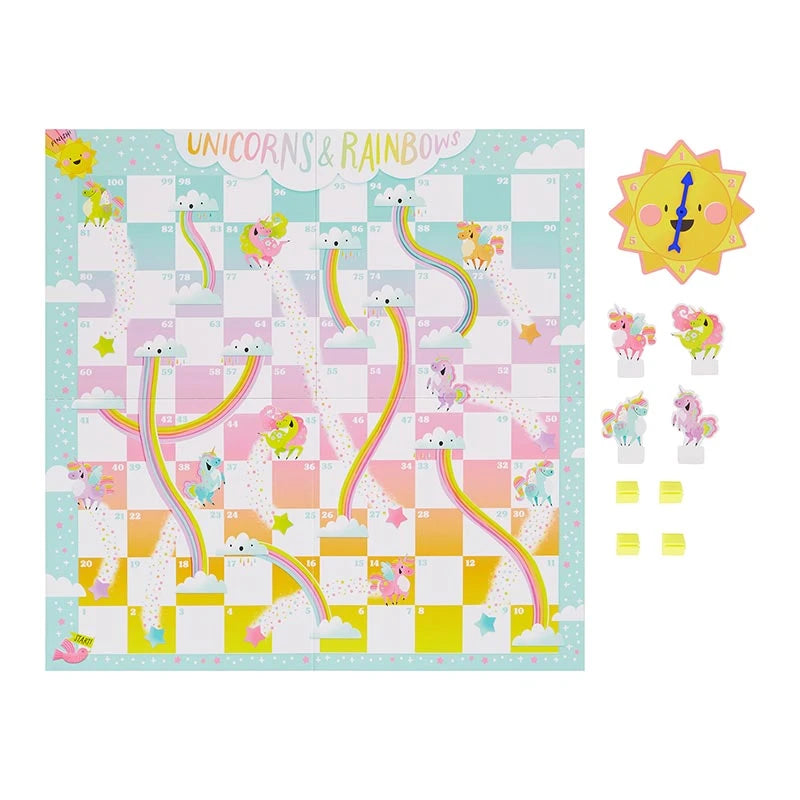 HELLO!LUCKY Unicorns & Rainbows Board Game
