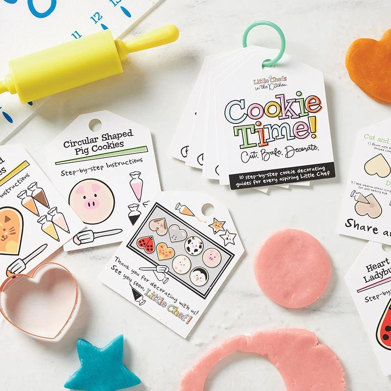 Little Chefs in the Kitchen Decorating Cards & Cookie Cutters