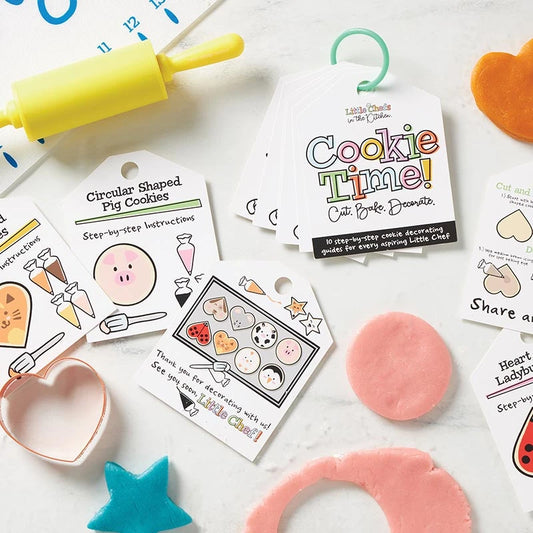 Little Chefs in the Kitchen Decorating Cards & Cookie Cutters