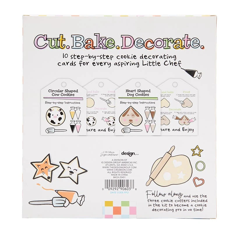 Little Chefs in the Kitchen Decorating Cards & Cookie Cutters