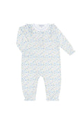Load image into Gallery viewer, Blue Meadow Romper LS
