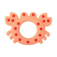 Load image into Gallery viewer, Crab Silicone Baby Teether
