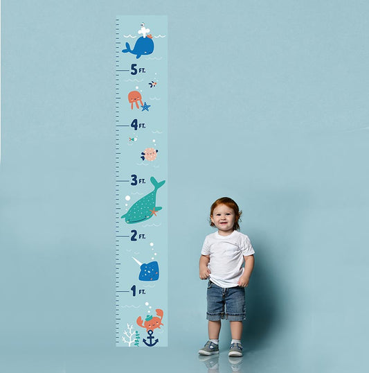 THE WORLD IS YOUR OYSTER Growth Chart with Stickers