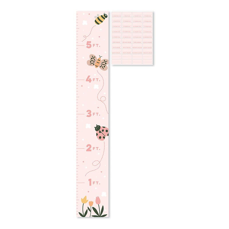 OUR LITTLE SNUGGLE BUG Growth Chart with Stickers