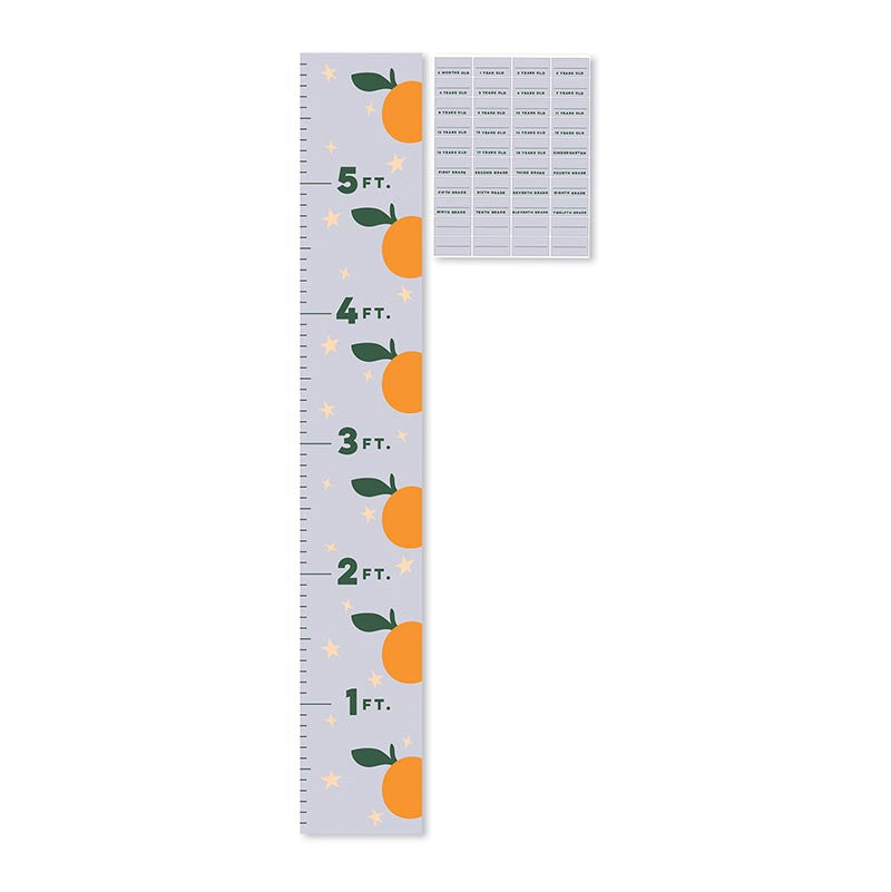 LITTLE DARLING Growth Chart with Stickers